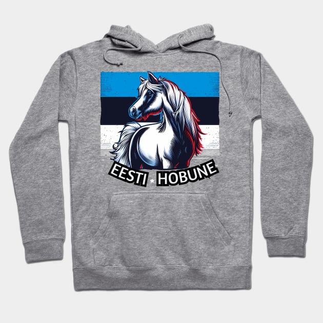 Estonian Pony Hoodie by TaevasDesign